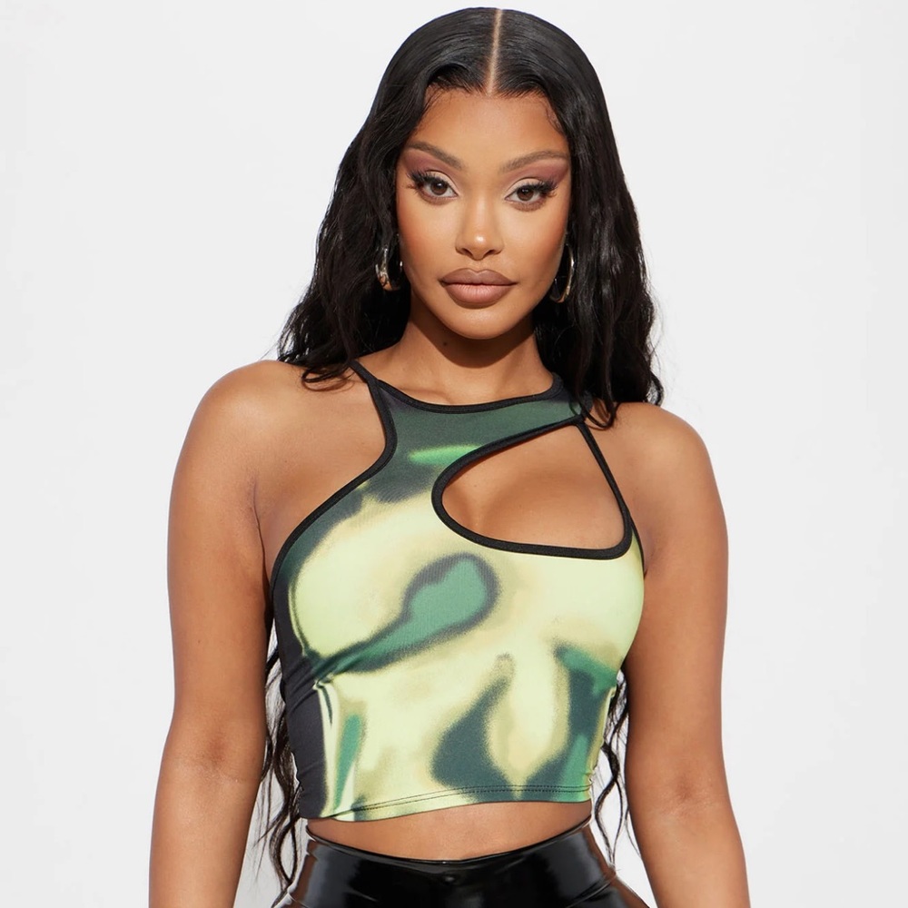 Can't Resist Body Heat Top - Black/combo